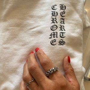 Chrome Hearts Large Pattern Ring Sterling Silver